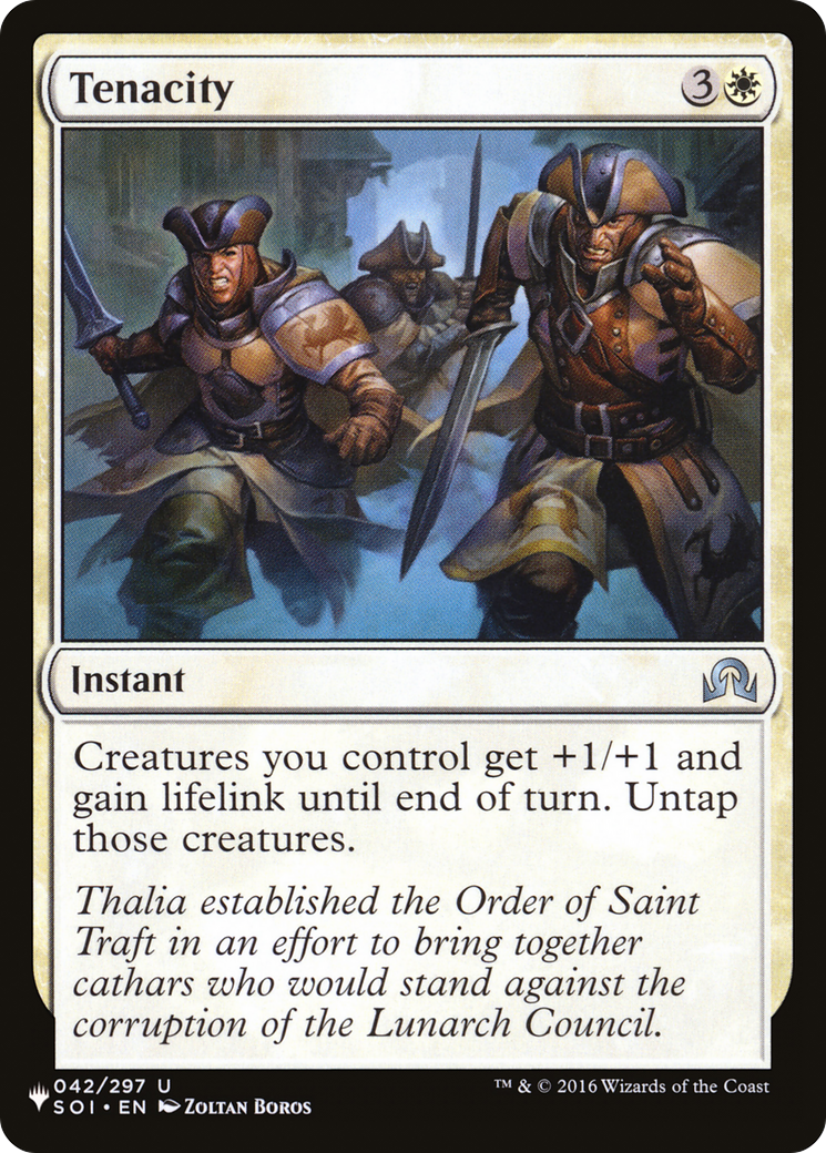 Tenacity [The List] - Destination Retro