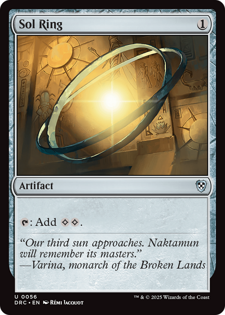 Sol Ring (0056) [Aetherdrift Commander] - Destination Retro