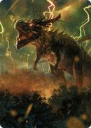 Thrasta, Tempest's Roar Art Card (42) [Modern Horizons 2 Art Series] - Destination Retro