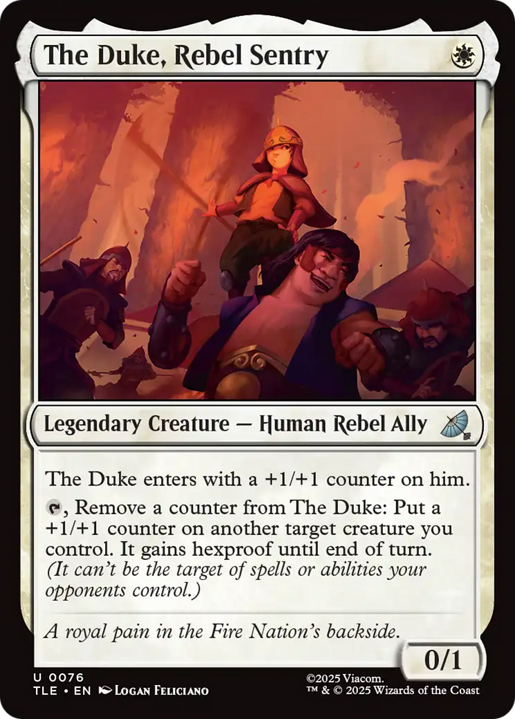 The Duke, Rebel Sentry [Avatar: The Last Airbender: Eternal-Legal] - Destination Retro
