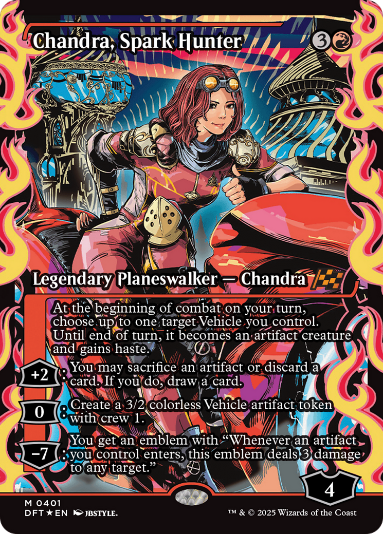 Chandra, Spark Hunter (Showcase) [Aetherdrift] - Destination Retro