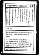 Yawgmoth's Testament [Mystery Booster Playtest Cards] - Destination Retro