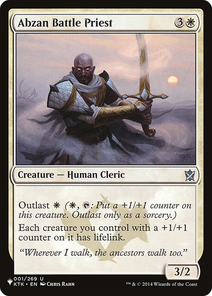 Abzan Battle Priest [The List] - Destination Retro