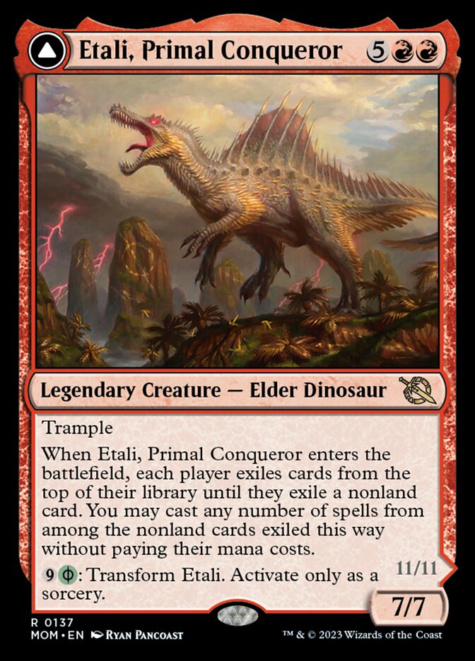 Etali, Primal Conqueror // Etali, Primal Sickness [March of the Machine] - Destination Retro
