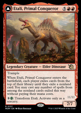 Etali, Primal Conqueror // Etali, Primal Sickness [March of the Machine] - Destination Retro