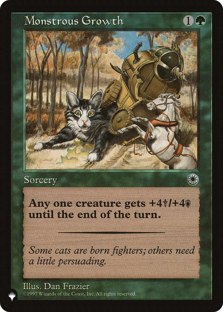 Monstrous Growth (Flavor Text) [The List] - Destination Retro