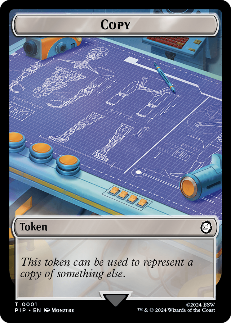 Treasure (0019) // Copy Double-Sided Token [Fallout Tokens] - Destination Retro