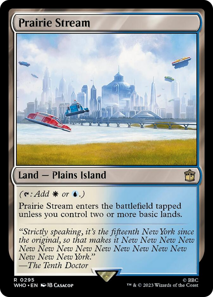 Prairie Stream [Doctor Who] - Destination Retro