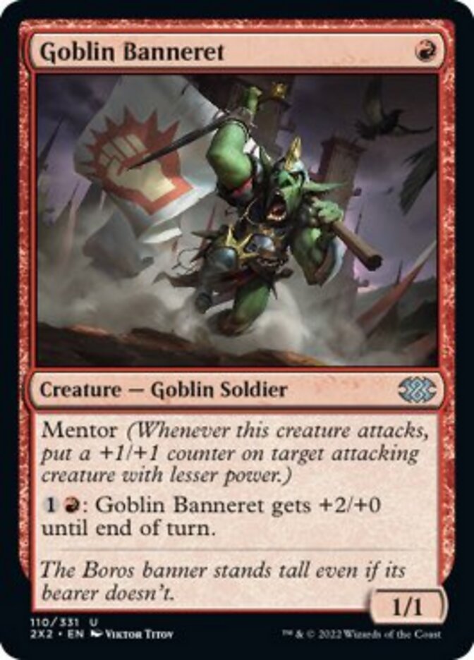 Goblin Banneret [Double Masters 2022] - Destination Retro