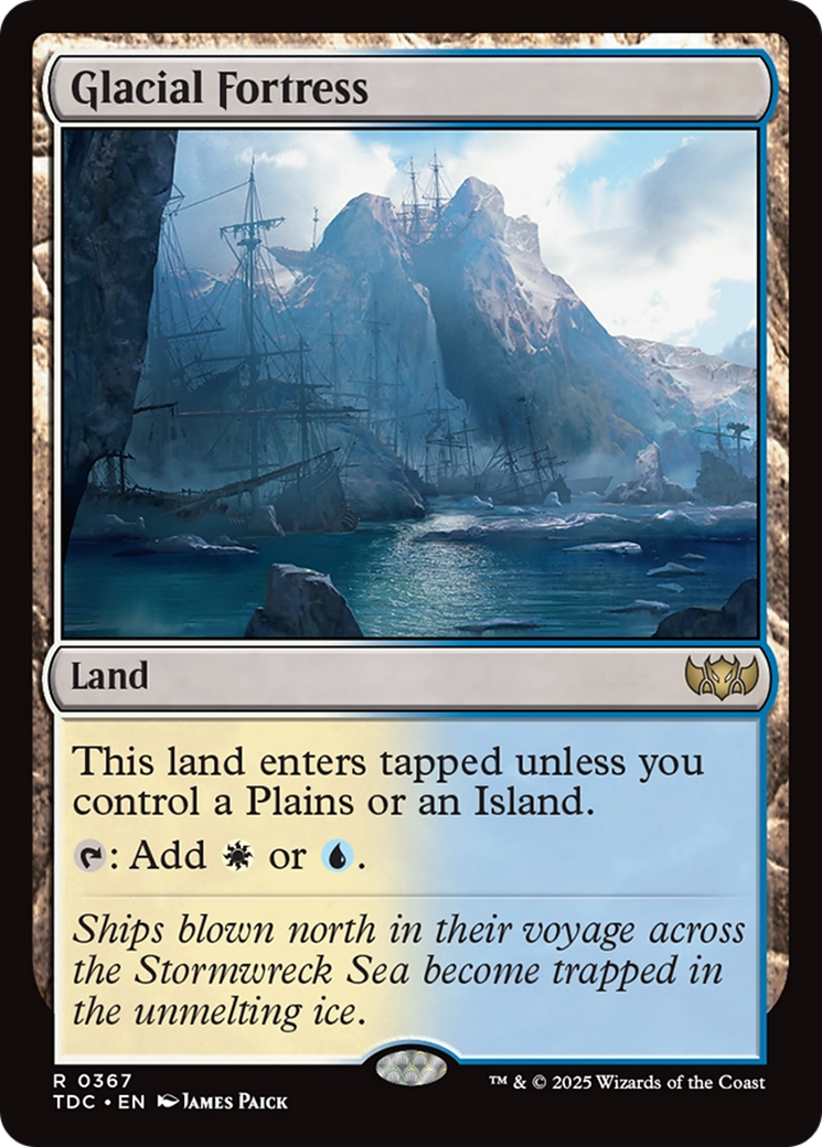 Glacial Fortress [Tarkir: Dragonstorm Commander] - Destination Retro