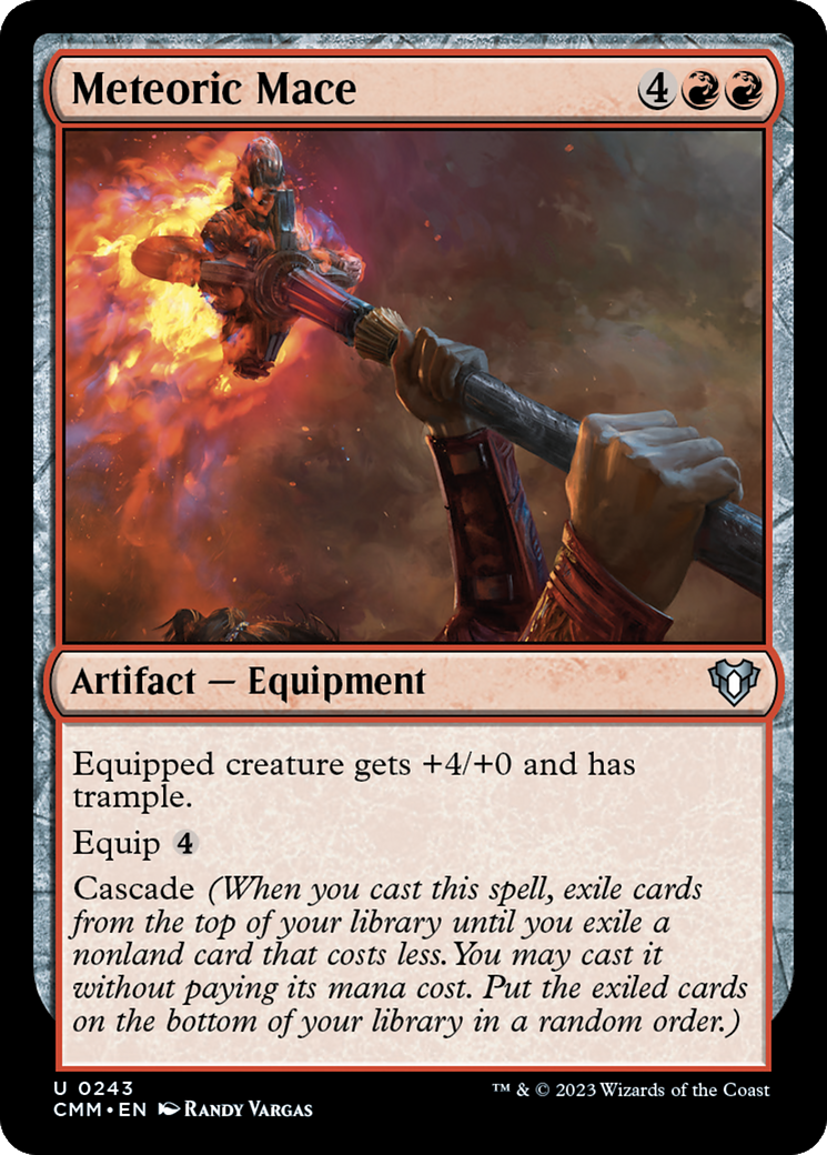 Meteoric Mace [Commander Masters] - Destination Retro