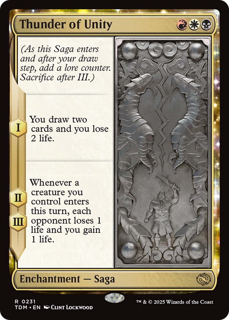 Thunder of Unity [Tarkir: Dragonstorm] - Destination Retro