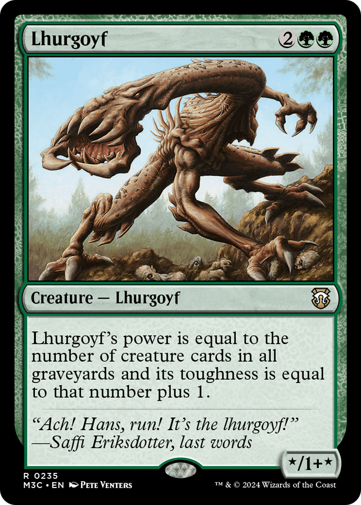 Lhurgoyf [Modern Horizons 3 Commander] - Destination Retro