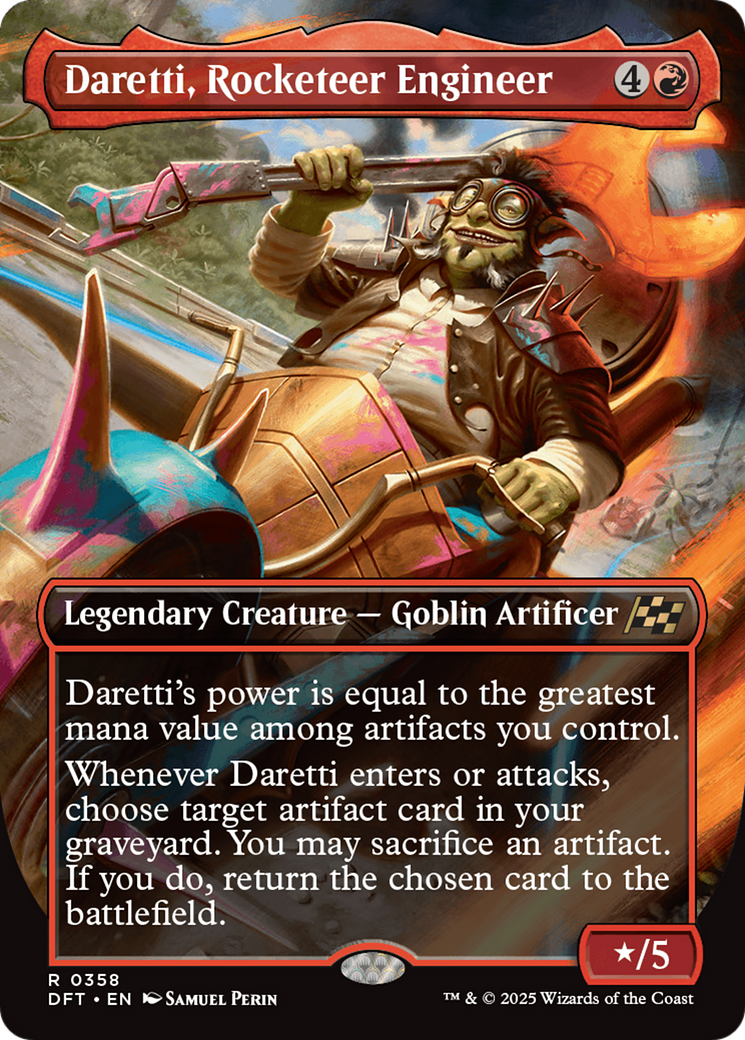 Daretti, Rocketeer Engineer (Borderless) [Aetherdrift] - Destination Retro