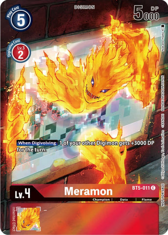 Meramon [BT5-011] (25th Special Memorial Pack) [Battle of Omni Promos] - Destination Retro