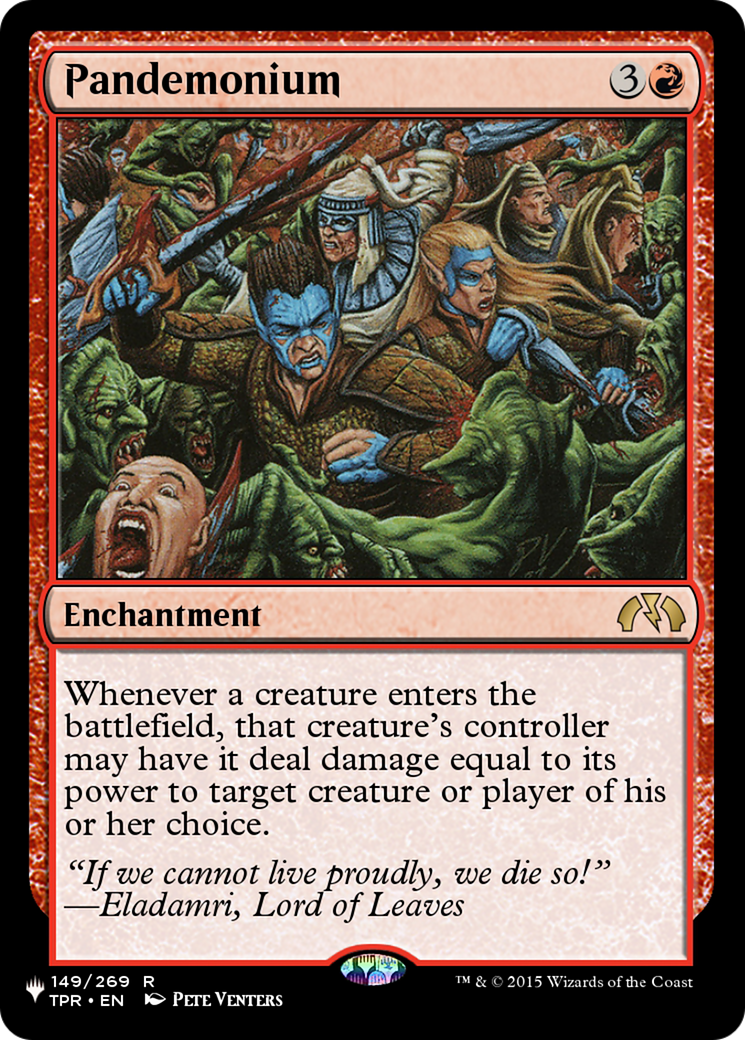 Pandemonium (TPR) [The List] - Destination Retro