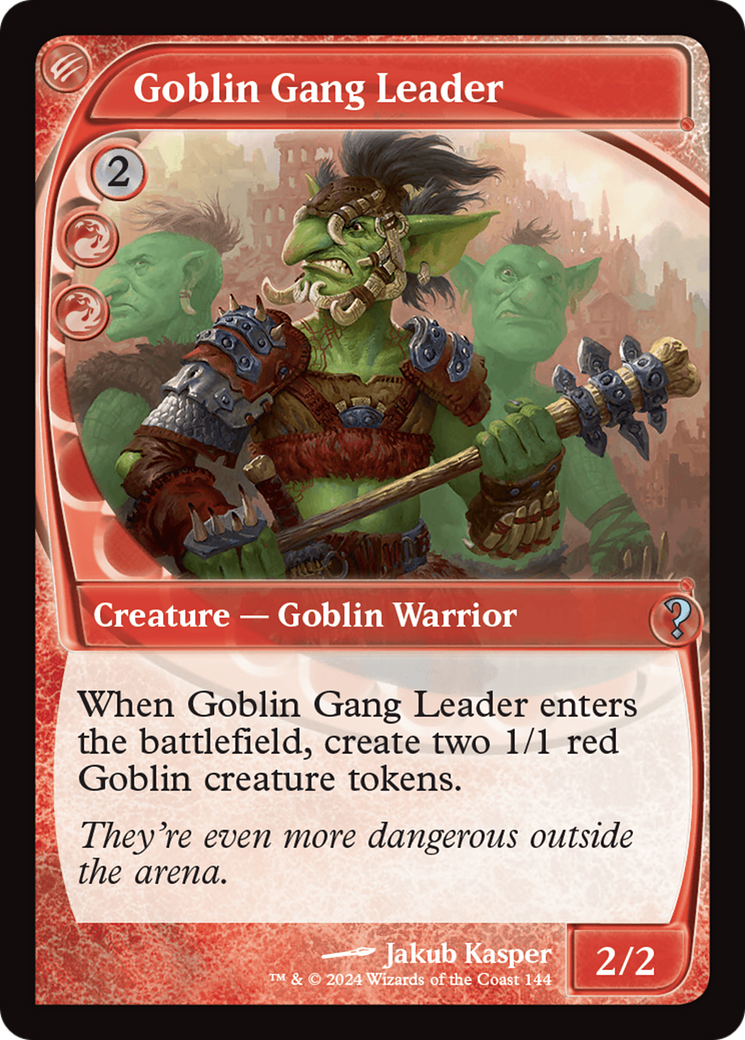 Goblin Gang Leader (Future Sight) [Mystery Booster 2] - Destination Retro