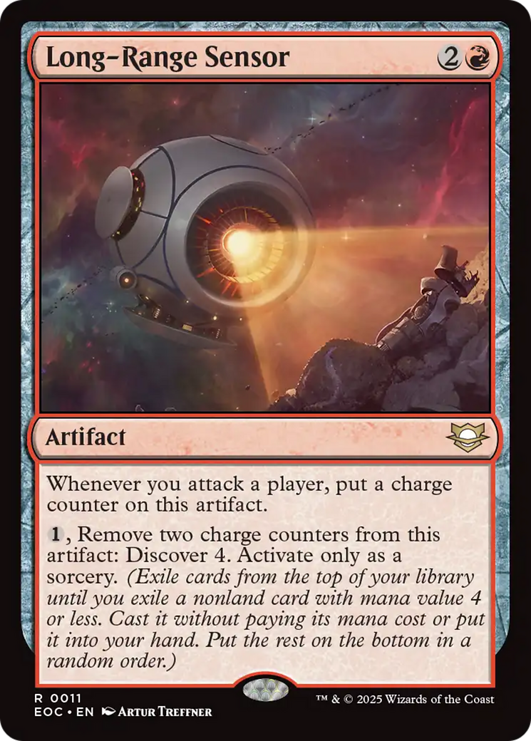 Long-Range Sensor [Edge of Eternities Commander] - Destination Retro