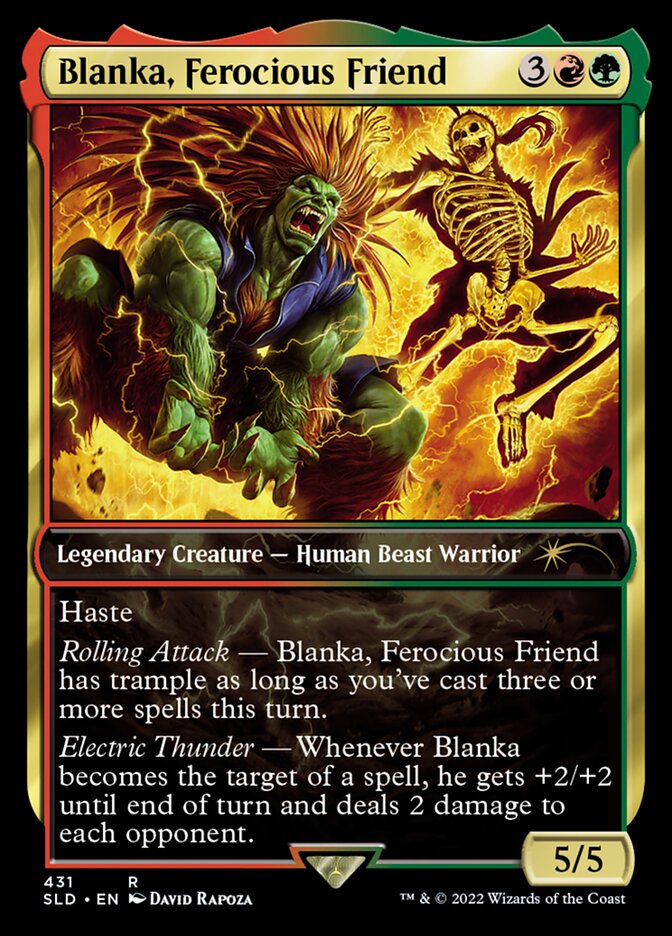 Blanka, Ferocious Friend [Secret Lair Drop Series] - Destination Retro