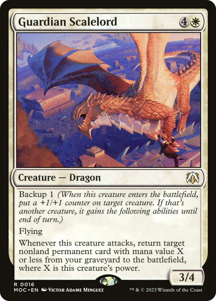 Guardian Scalelord [March of the Machine Commander] - Destination Retro