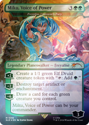 Miku, Voice of Power - Freyalise, Llanowar's Fury (Rainbow Foil) [Secret Lair Drop Series] - Destination Retro