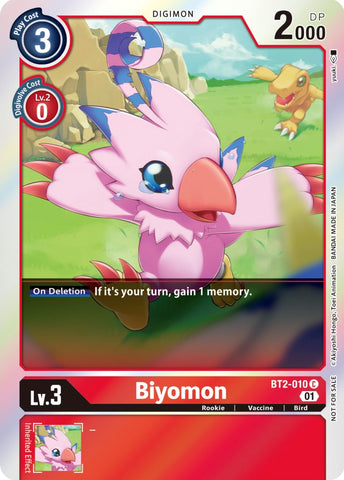 Biyomon [BT2-010] (ST-11 Special Entry Pack) [Release Special Booster Promos] - Destination Retro