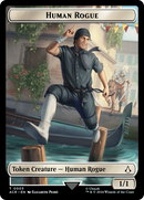 Assassin // Human Rogue Double-Sided Token [Assassin's Creed Tokens] - Destination Retro