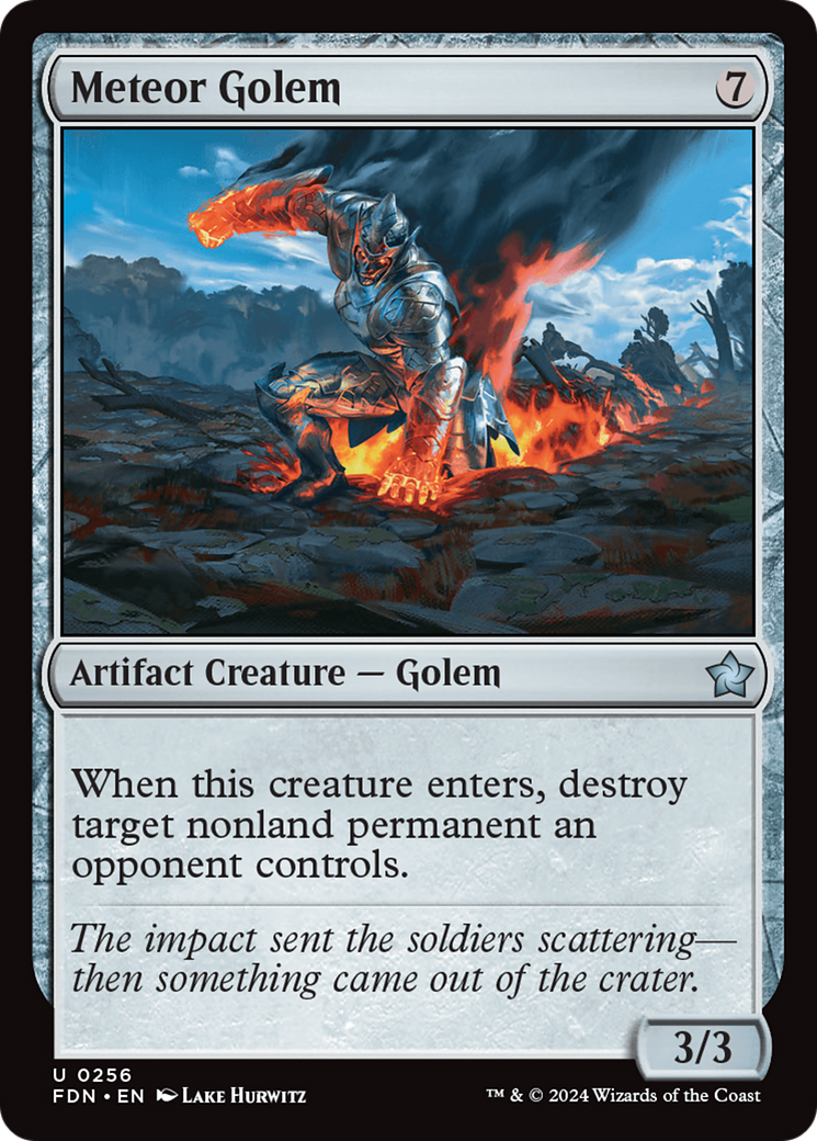 Meteor Golem [Foundations] - Destination Retro