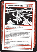 Planeswalkerificate [Mystery Booster 2 Playtest Cards] - Destination Retro