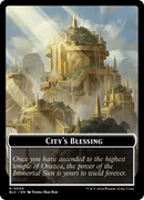 Hamster // City's Blessing Double-Sided Token [Bloomburrow Commander Tokens] - Destination Retro