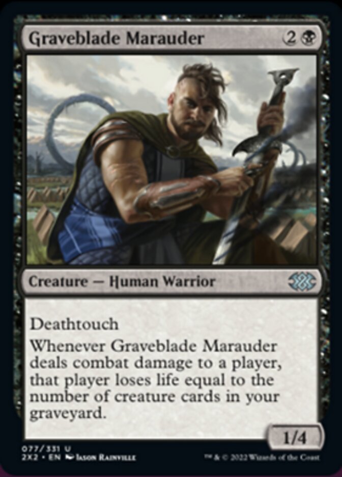 Graveblade Marauder [Double Masters 2022] - Destination Retro