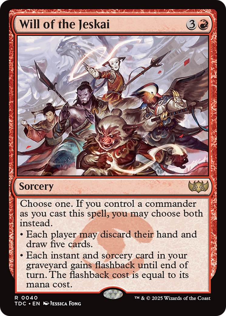 Will of the Jeskai [Tarkir: Dragonstorm Commander] - Destination Retro