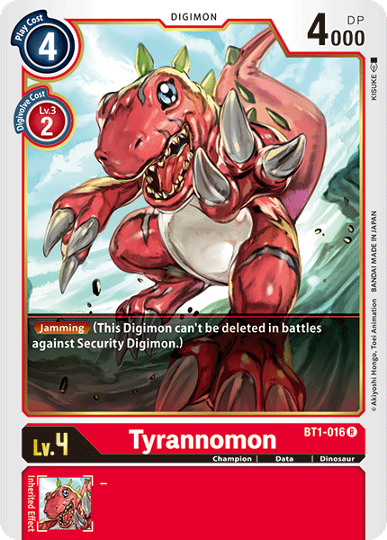 Tyrannomon [BT1-016] [Release Special Booster Ver.1.0] - Destination Retro