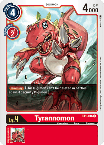 Tyrannomon [BT1-016] [Release Special Booster Ver.1.0] - Destination Retro