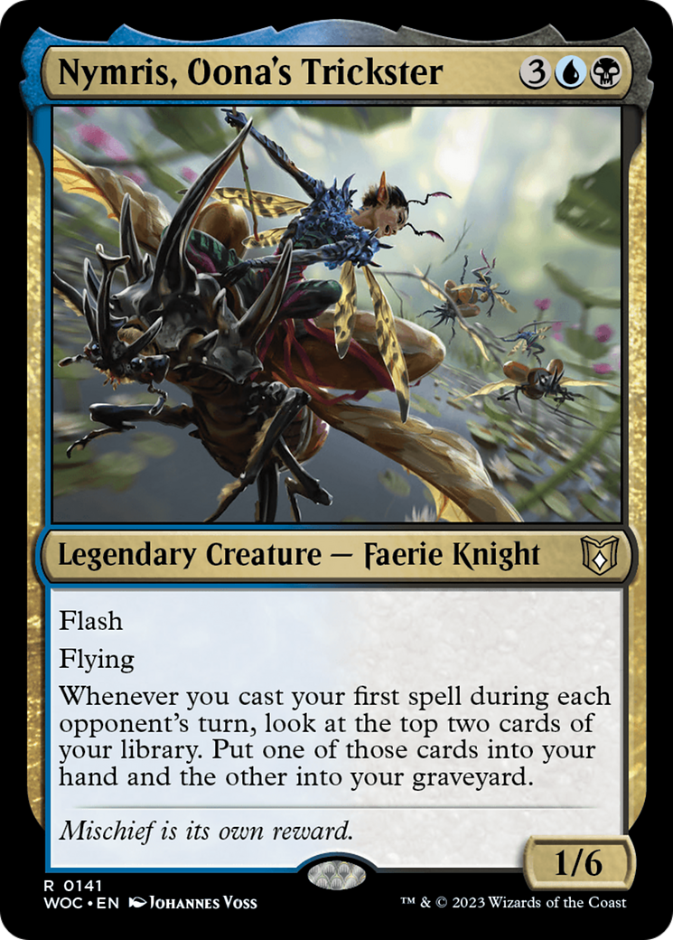 Nymris, Oona's Trickster [Wilds of Eldraine Commander] - Destination Retro