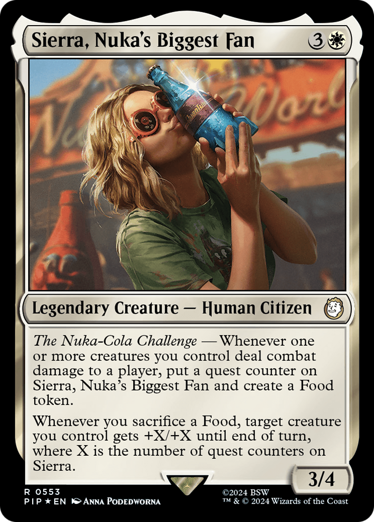 Sierra, Nuka's Biggest Fan (Surge Foil) [Fallout] - Destination Retro