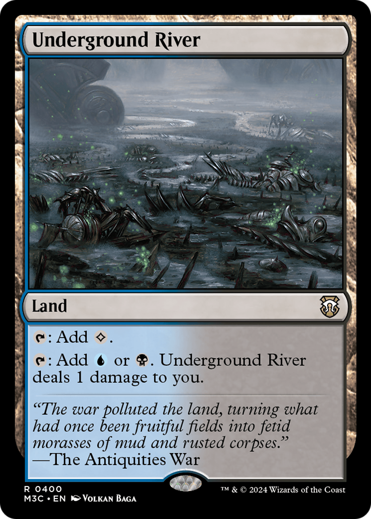 Underground River (Ripple Foil) [Modern Horizons 3 Commander] - Destination Retro