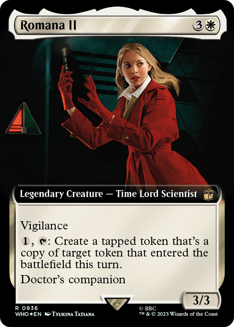 Romana II (Extended Art) (Surge Foil) [Doctor Who] - Destination Retro
