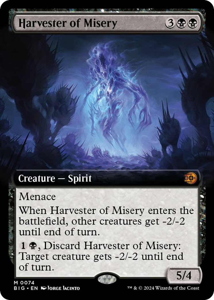 Harvester of Misery (Extended Art) [Outlaws of Thunder Junction: The Big Score] - Destination Retro