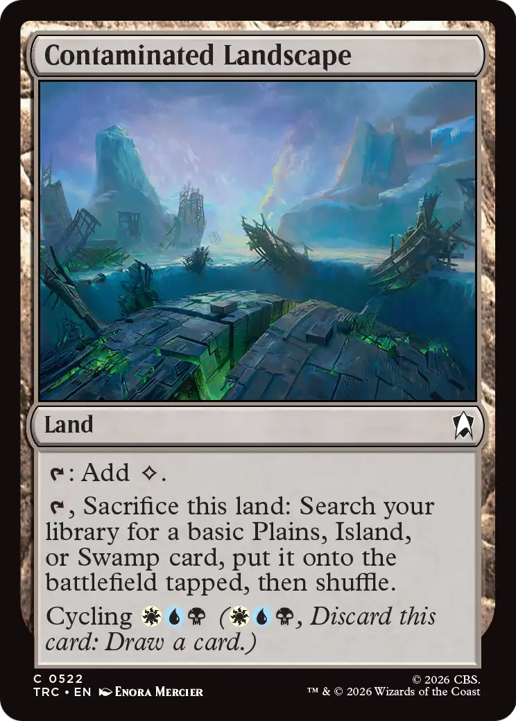Contaminated Landscape (Surge Foil) [Star Trek Commander] - Destination Retro