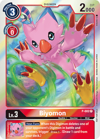 Biyomon [P-002] [Promotional Cards] - Destination Retro