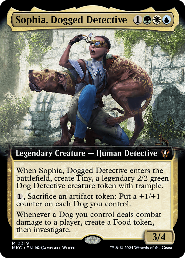 Sophia, Dogged Detective (Extended Art) [Murders at Karlov Manor Commander] - Destination Retro