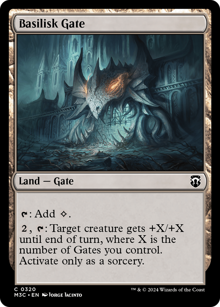 Basilisk Gate (Ripple Foil) [Modern Horizons 3 Commander] - Destination Retro