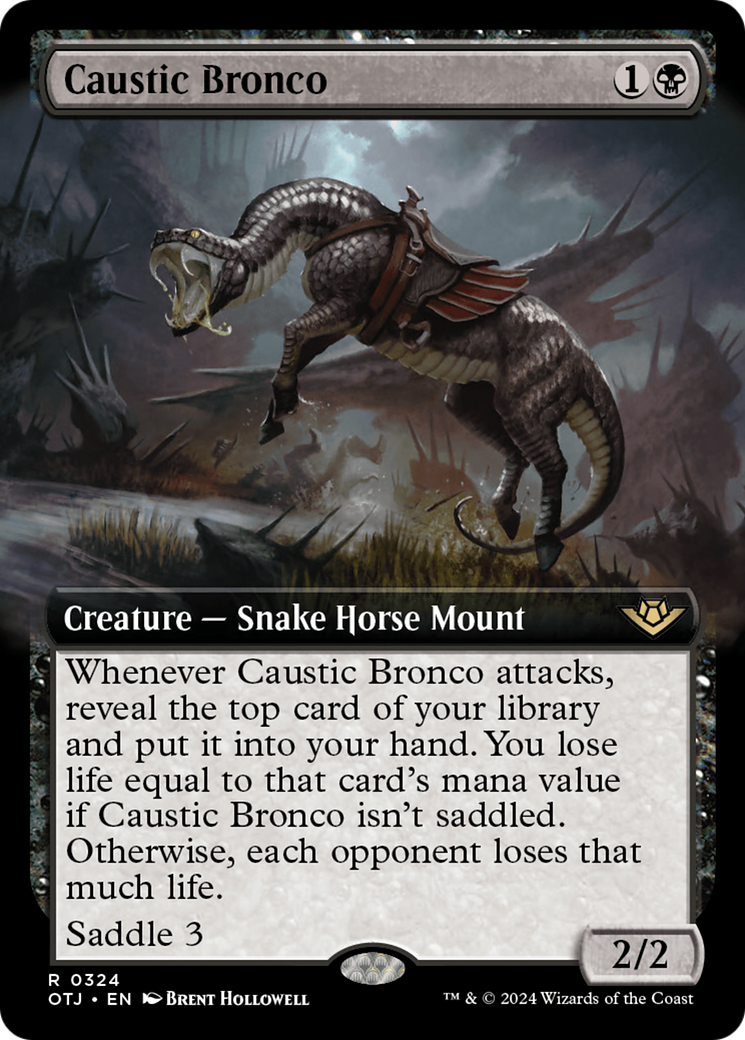 Caustic Bronco (Extended Art) [Outlaws of Thunder Junction] - Destination Retro