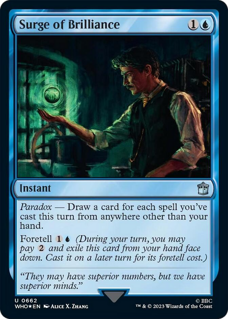 Surge of Brilliance (Surge Foil) [Doctor Who] - Destination Retro