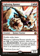 Lightning Runner [Aether Revolt Prerelease Promos] - Destination Retro