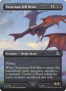 Voracious Fell Beast (Borderless Alternate Art) [The Lord of the Rings: Tales of Middle-Earth] - Destination Retro