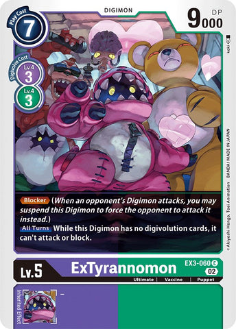ExTyrannomon [EX3-060] [Draconic Roar] - Destination Retro