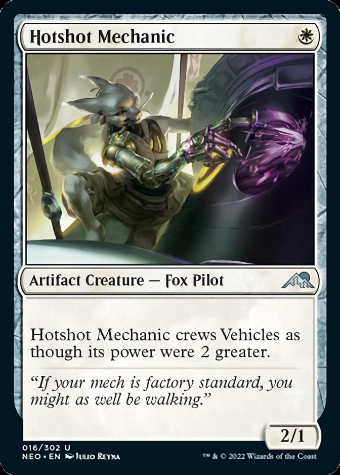 Hotshot Mechanic [Kamigawa: Neon Dynasty] - Destination Retro