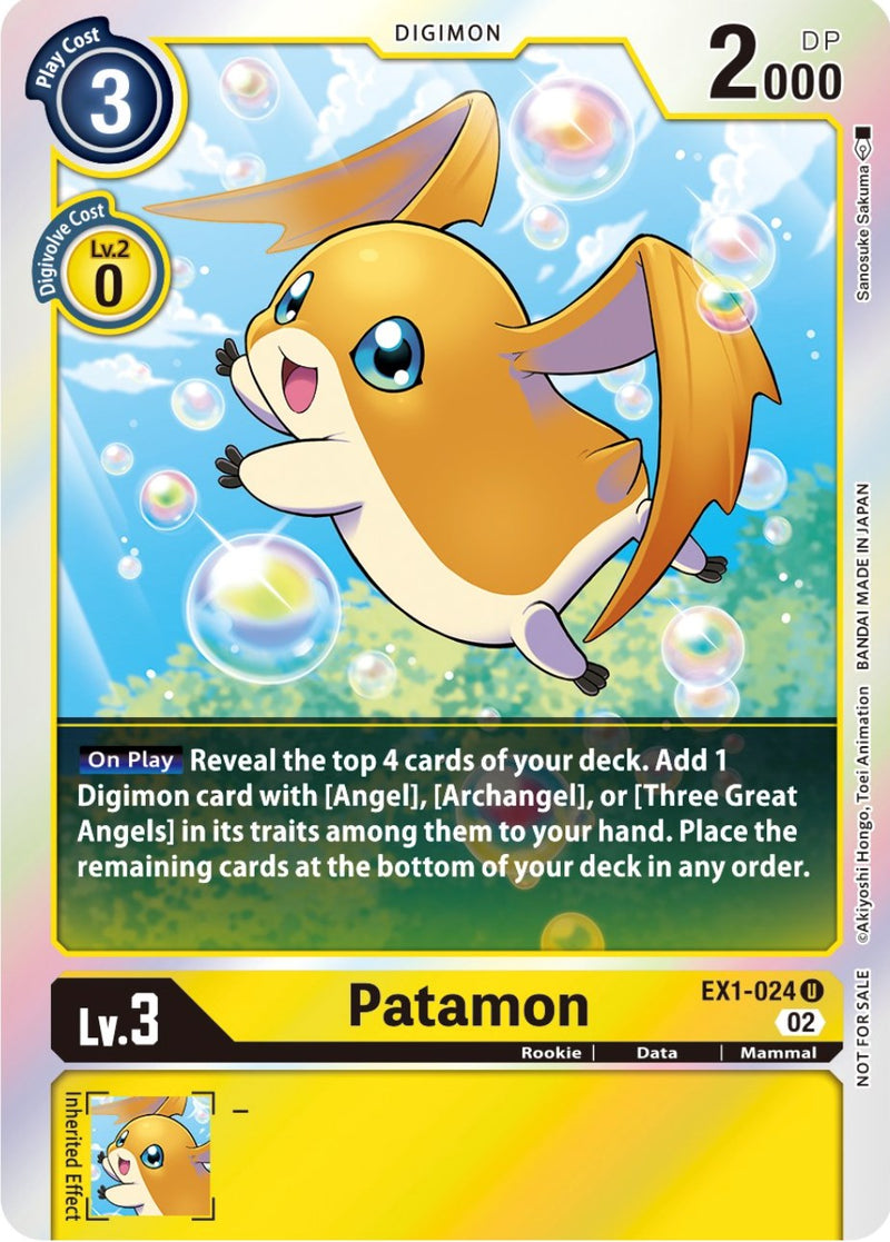 Patamon [EX1-024] (Official Tournament Pack Vol.8) [Classic Collection Promos] - Destination Retro